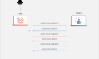 Ping (ICMP) 洪水 DDoS 攻击